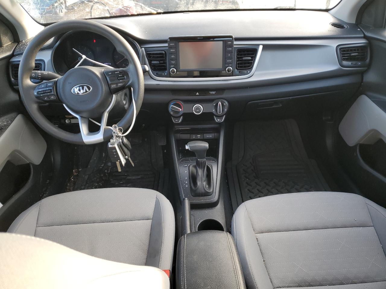 2020 KIA Rio VIN 3KPA24AD8LE333906 Copart auction photo, undercarriage / front end damage thumbnail 8