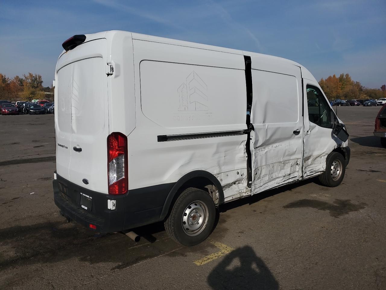 2023 Ford Transit VIN 1FTBR1C81PKA76993 Copart auction photo, side damage thumbnail 3