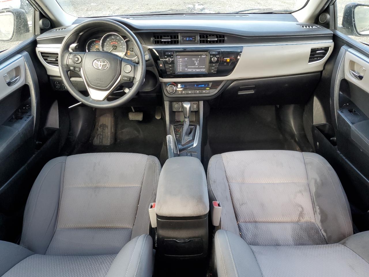 2014 Toyota Corolla VIN 5YFBURHE2EP165496 Copart auction photo, rear end damage thumbnail 8