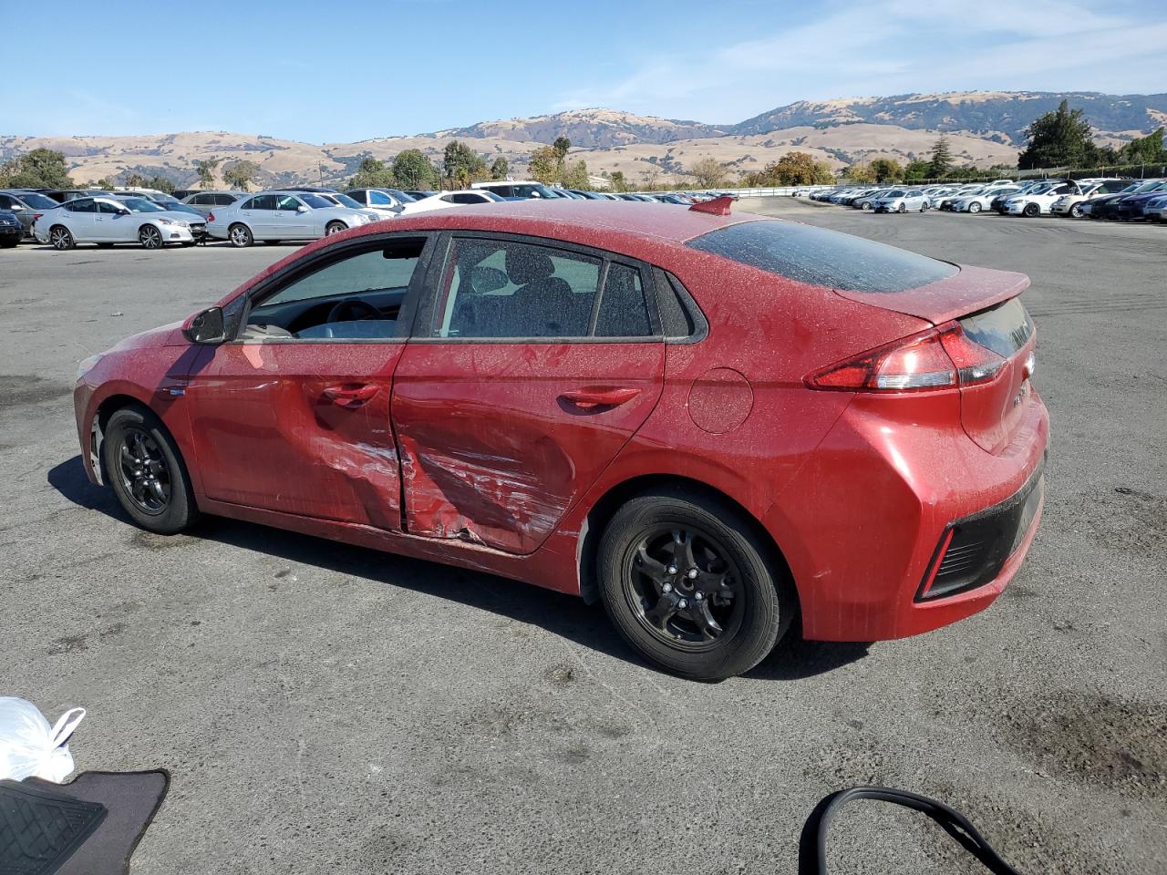 2019 Hyundai IONIQ VIN KMHC65LC6KU167548 Copart auction photo, front end / side damage thumbnail 2