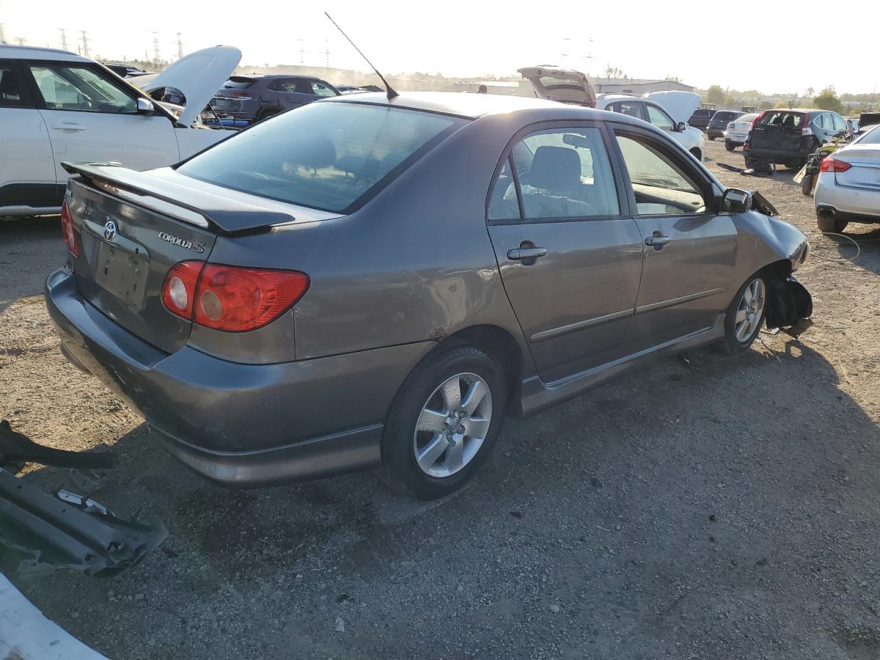 2008 Toyota Corolla VIN 1NXBR32EX8Z999607 Copart auction photo, front end damage thumbnail 3