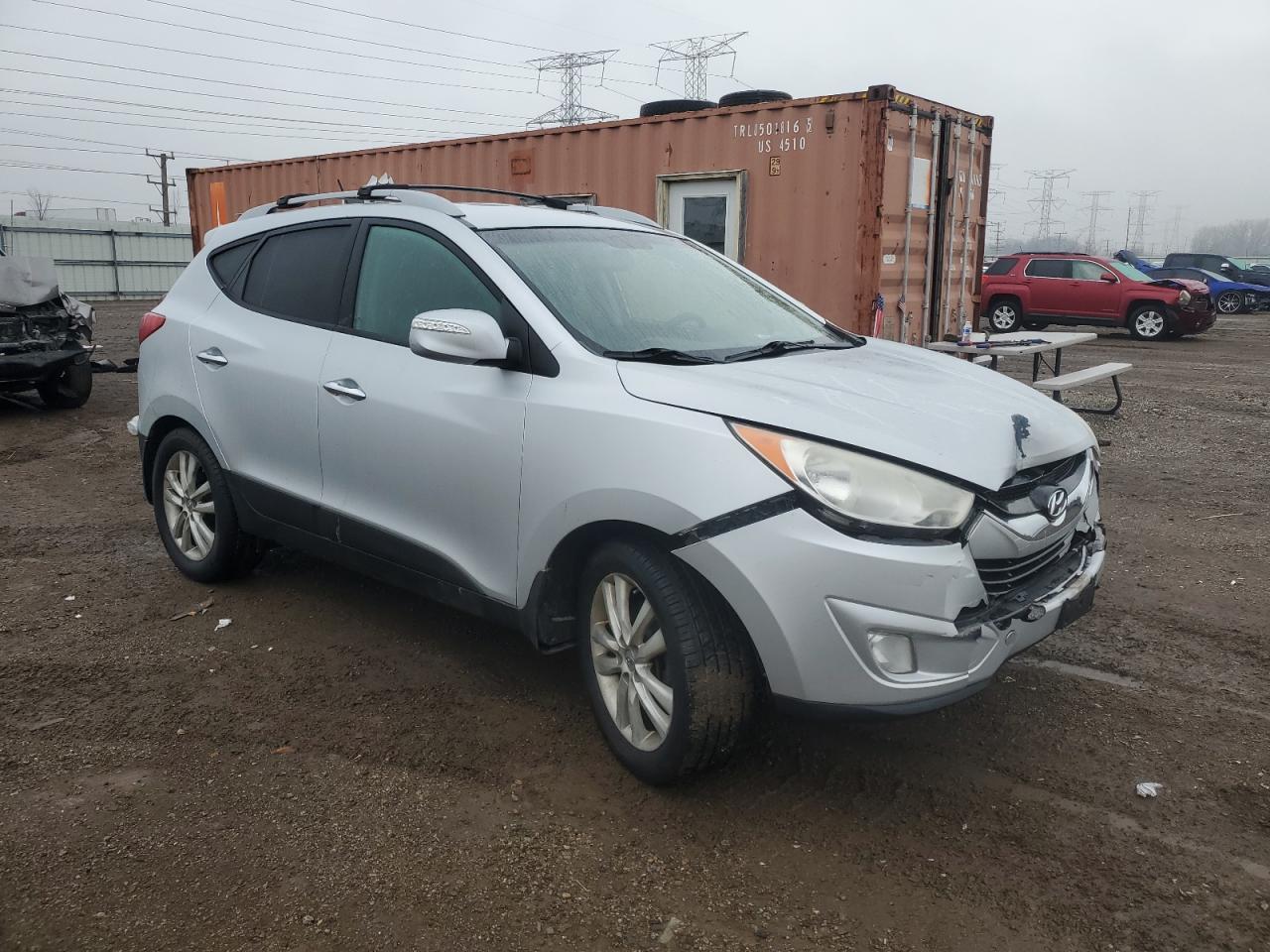 2012 Hyundai Tucson VIN KM8JU3AC2CU375500 Copart auction photo, front end damage thumbnail 4