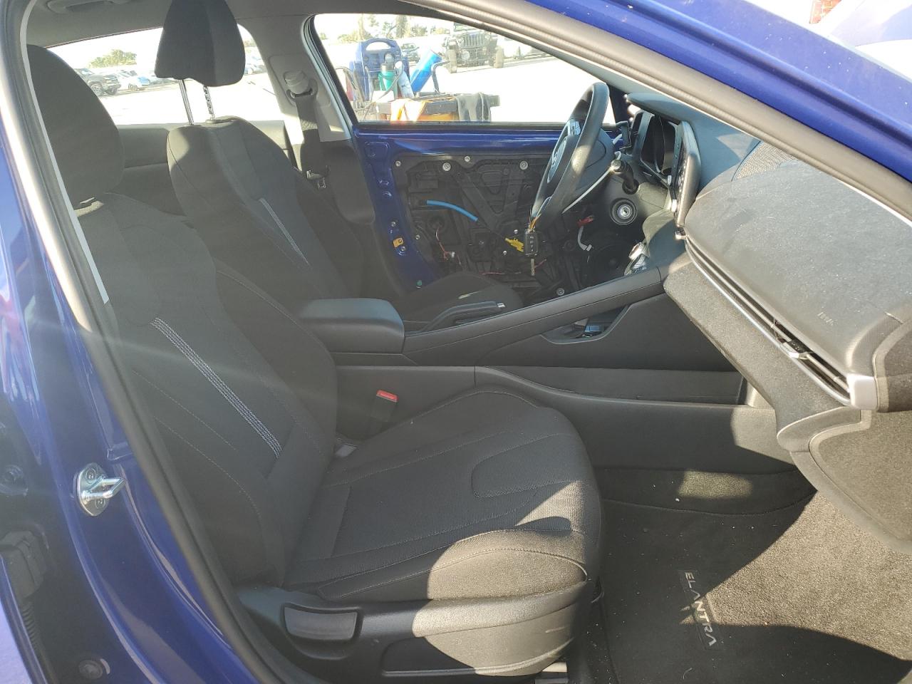 2023 Hyundai Elantra VIN KMHLL4AG3PU445614 Copart auction photo, all over damage thumbnail 7