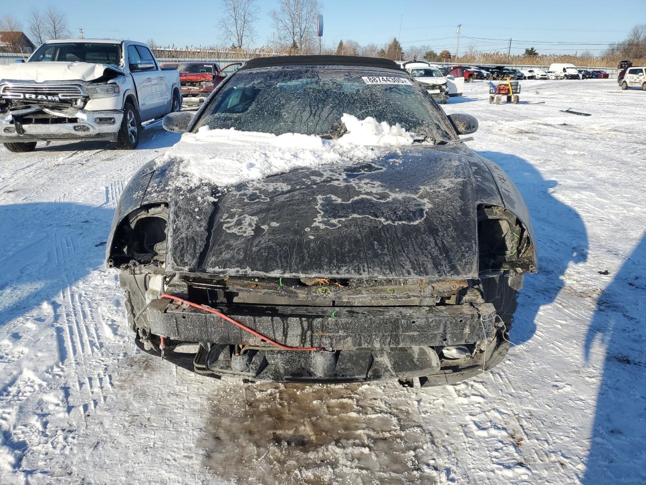 2003 Mitsubishi Eclipse VIN 4A3AE45G53E202128 Copart auction photo, front end damage thumbnail 5