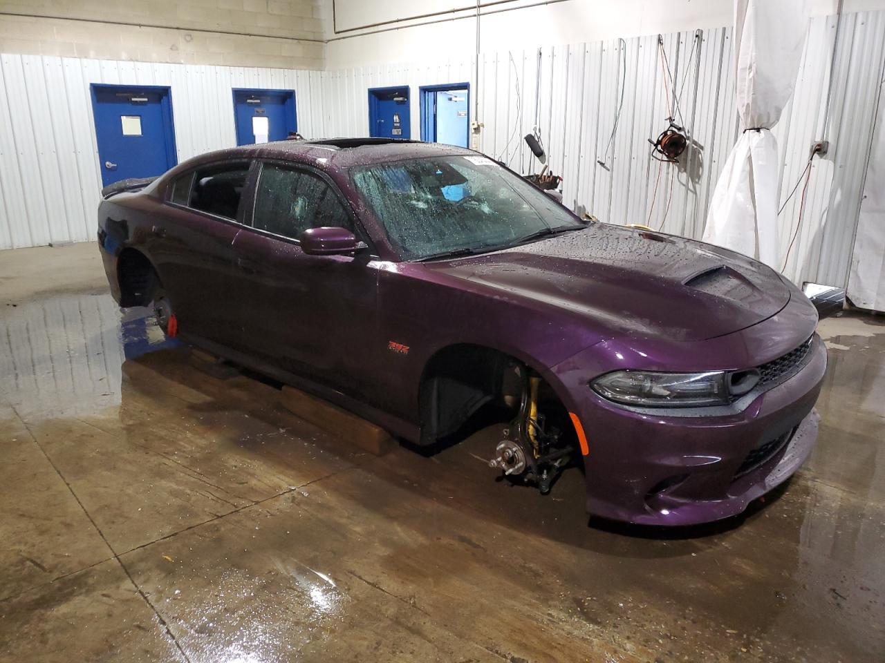 2021 Dodge Charger VIN 2C3CDXGJ2MH603529 Copart auction photo, vandalism damage thumbnail 4