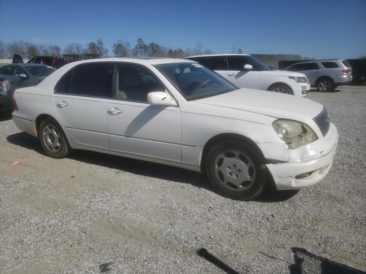 2001 Lexus LS VIN JTHBN30F210010321 Copart auction photo, front end / minor dent/scratches damage thumbnail 4