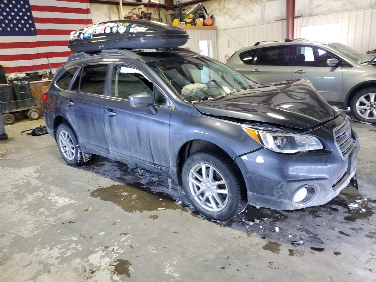 2017 Subaru Outback VIN 4S4BSACC5H3293270 Copart auction photo, front end / side damage thumbnail 4