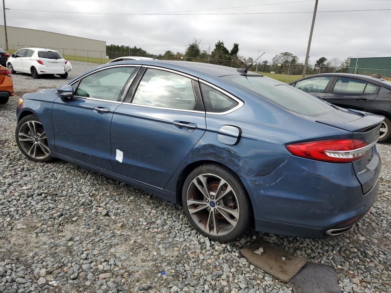 2018 Ford Fusion VIN 3FA6P0K97JR149143 Copart auction photo, water/flood / rear end damage thumbnail 2