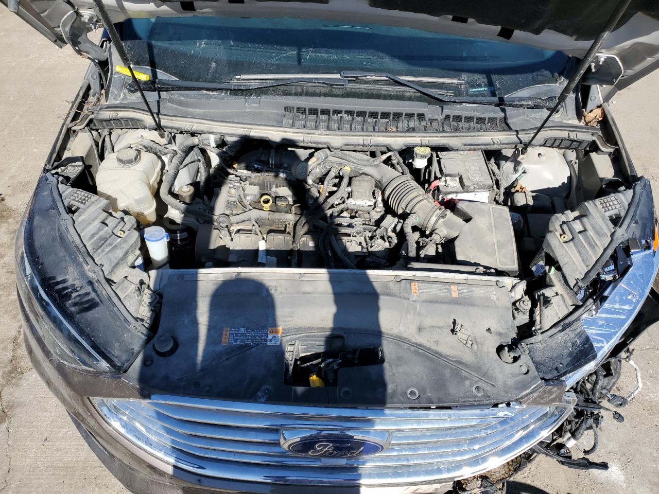 2019 Ford Edge VIN 2FMPK4K99KBB47121 Copart auction photo, front end / side damage thumbnail 12