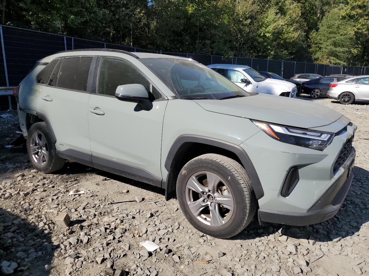 2022 Toyota RAV 4 VIN JTMRWRFV3ND146082 Copart auction photo, rear end damage thumbnail 4