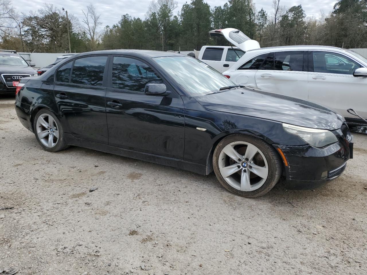 2008 BMW 5er VIN WBANU53518C113350 Copart auction photo, mechanical damage thumbnail 4