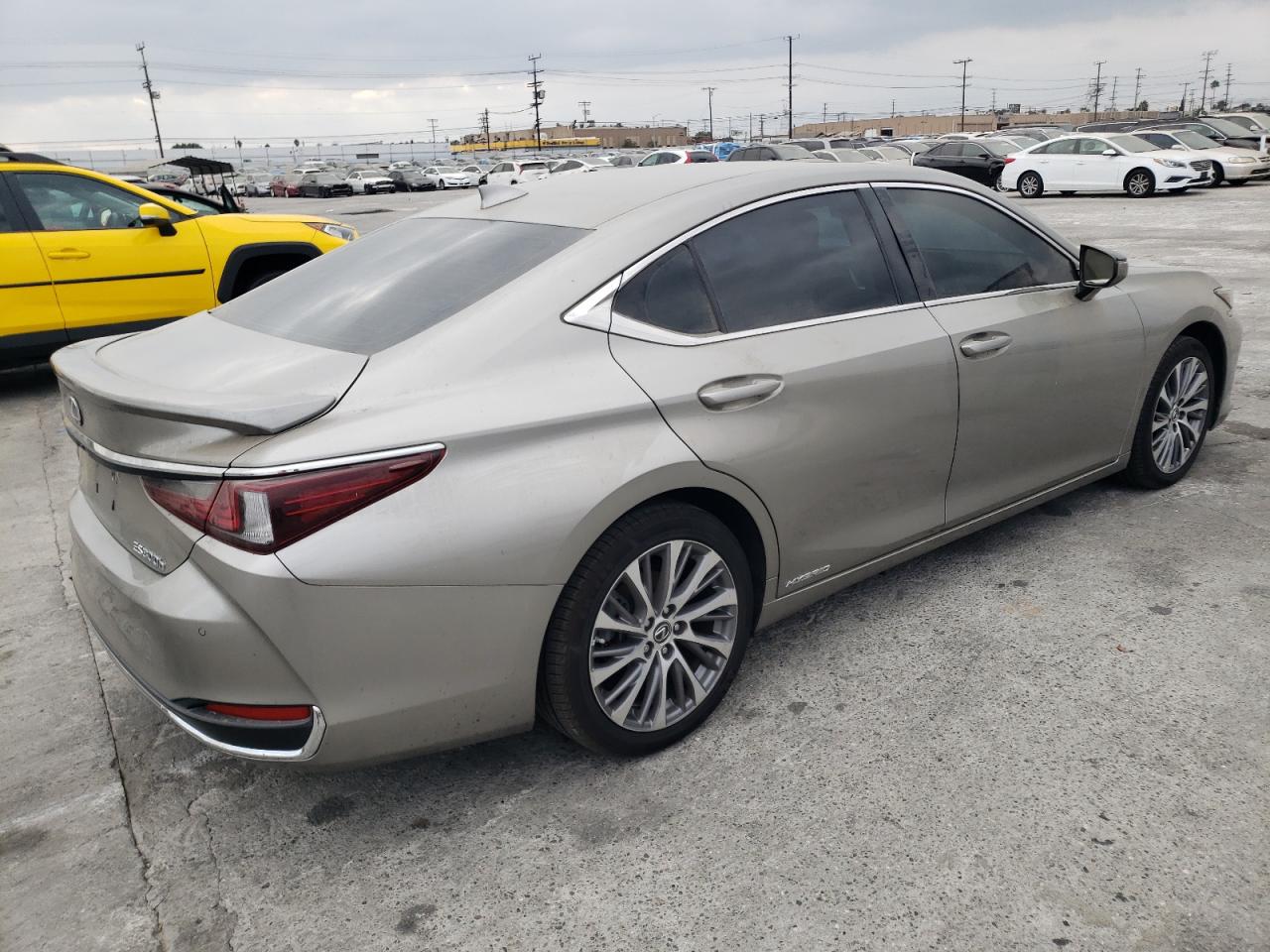 2021 Lexus ES VIN 58ADA1C12MU008743 Copart auction photo, rear end / side damage thumbnail 3
