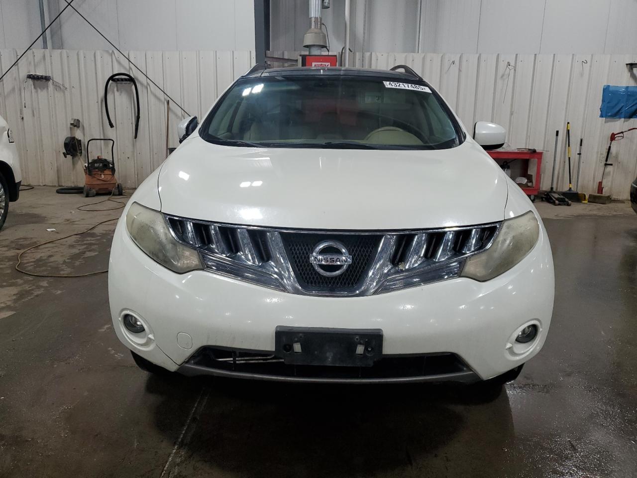 2009 Nissan Murano VIN JN8AZ18W69W131523 Copart auction photo, front end damage thumbnail 5