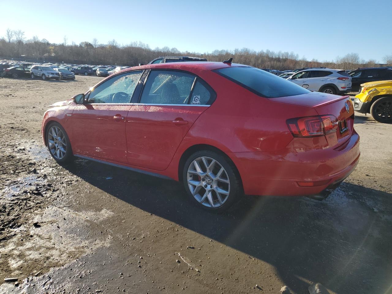2014 Volkswagen Jetta VIN 3VW5T7AJ4EM304639 Copart auction photo, front end / undercarriage damage thumbnail 2