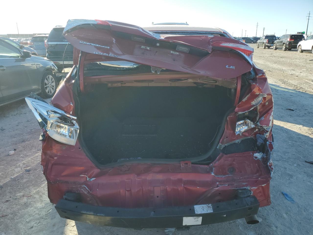 2016 Toyota Corolla VIN 5YFBURHE8GP453610 Copart auction photo, rear end damage thumbnail 6