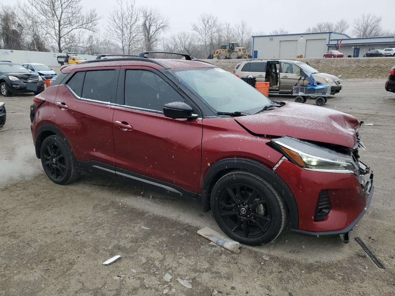 2021 Nissan Kicks VIN 3N1CP5DV2ML518019 Copart auction photo, front end damage thumbnail 4