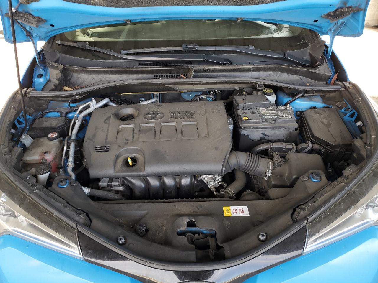 2019 Toyota C-HR VIN JTNKHMBXXK1046690 Copart auction photo, side damage thumbnail 11