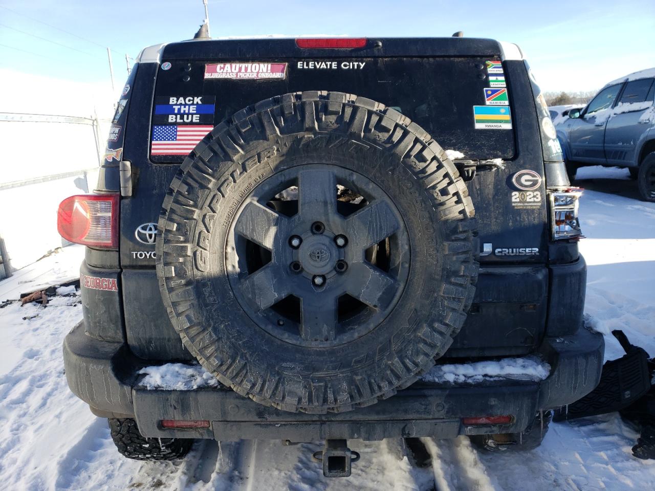 2007 Toyota FJ Cruiser VIN JTEBU11F270044061 Copart auction photo, rollover / front end damage thumbnail 6