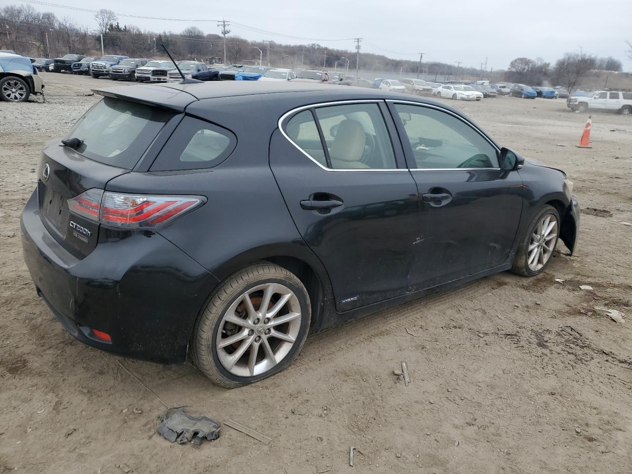 2012 Lexus CT VIN JTHKD5BH3C2072069 Copart auction photo, front end damage thumbnail 3