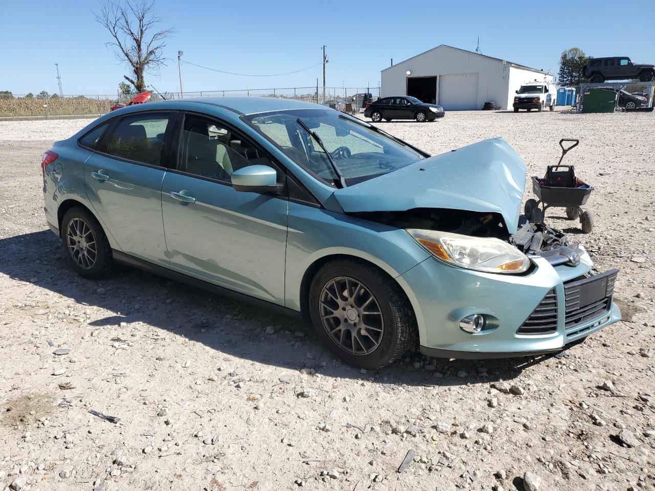 2012 Ford Focus VIN 1FAHP3F2XCL310173 Copart auction photo, front end / minor dent/scratches damage thumbnail 4