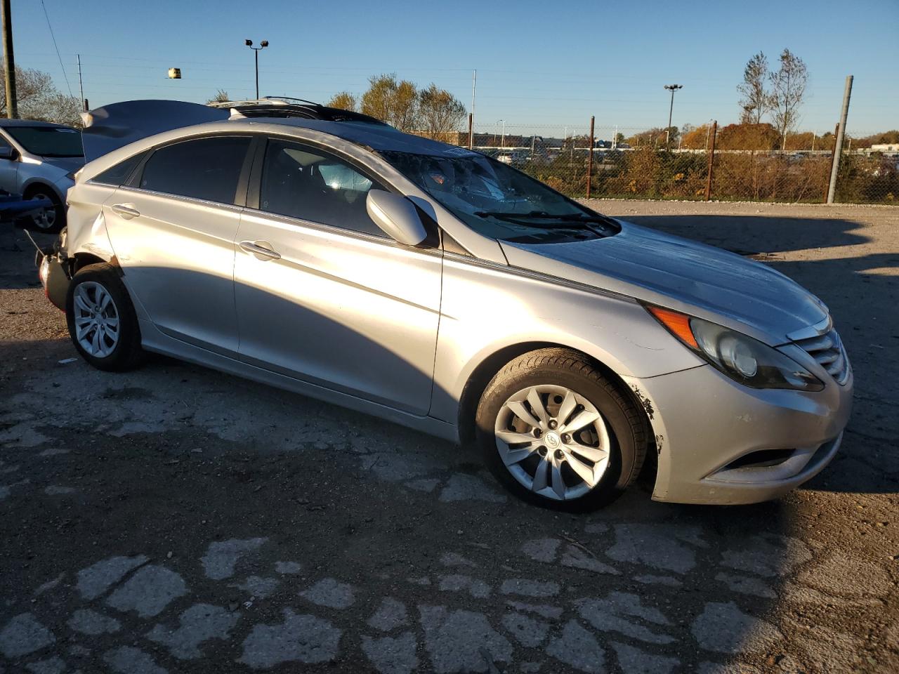 2011 Hyundai Sonata VIN 5NPEB4AC7BH073131 Copart auction photo, rollover / rear end damage thumbnail 4