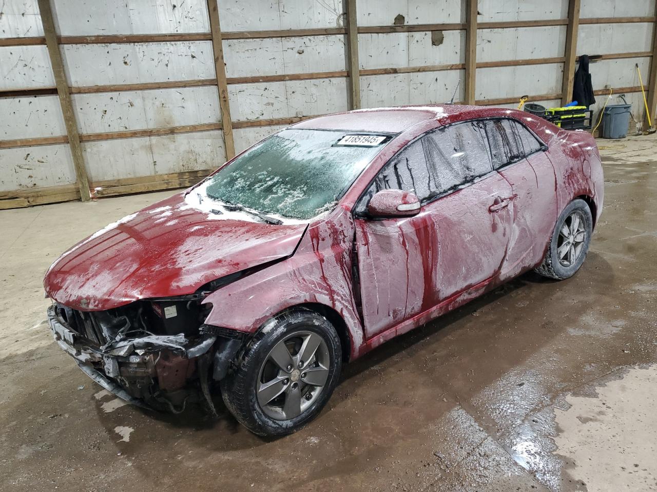 2010 KIA Forte VIN KNAFU6A24A5153841