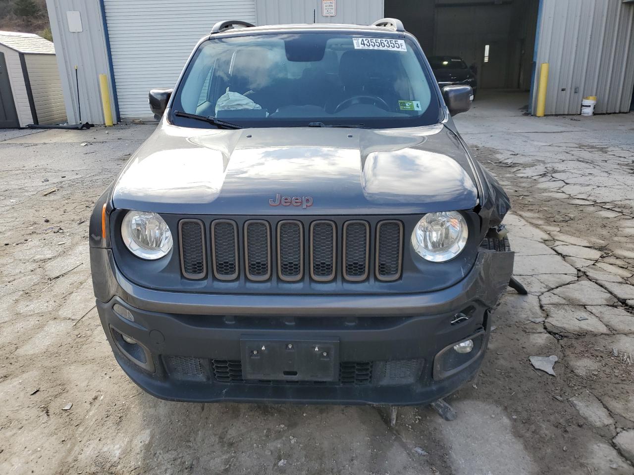 2016 Jeep Renegade VIN ZACCJBBT8GPD25822 Copart auction photo, front end / side damage thumbnail 5