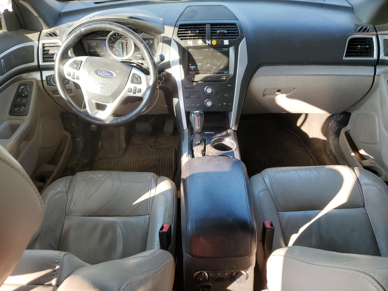2014 Ford Explorer VIN 1FM5K8D89EGA31496 Copart auction photo, front end / side damage thumbnail 8