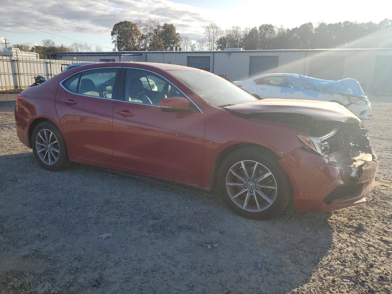 2018 Acura TLX VIN 19UUB1F57JA008761 Copart auction photo, front end damage thumbnail 4