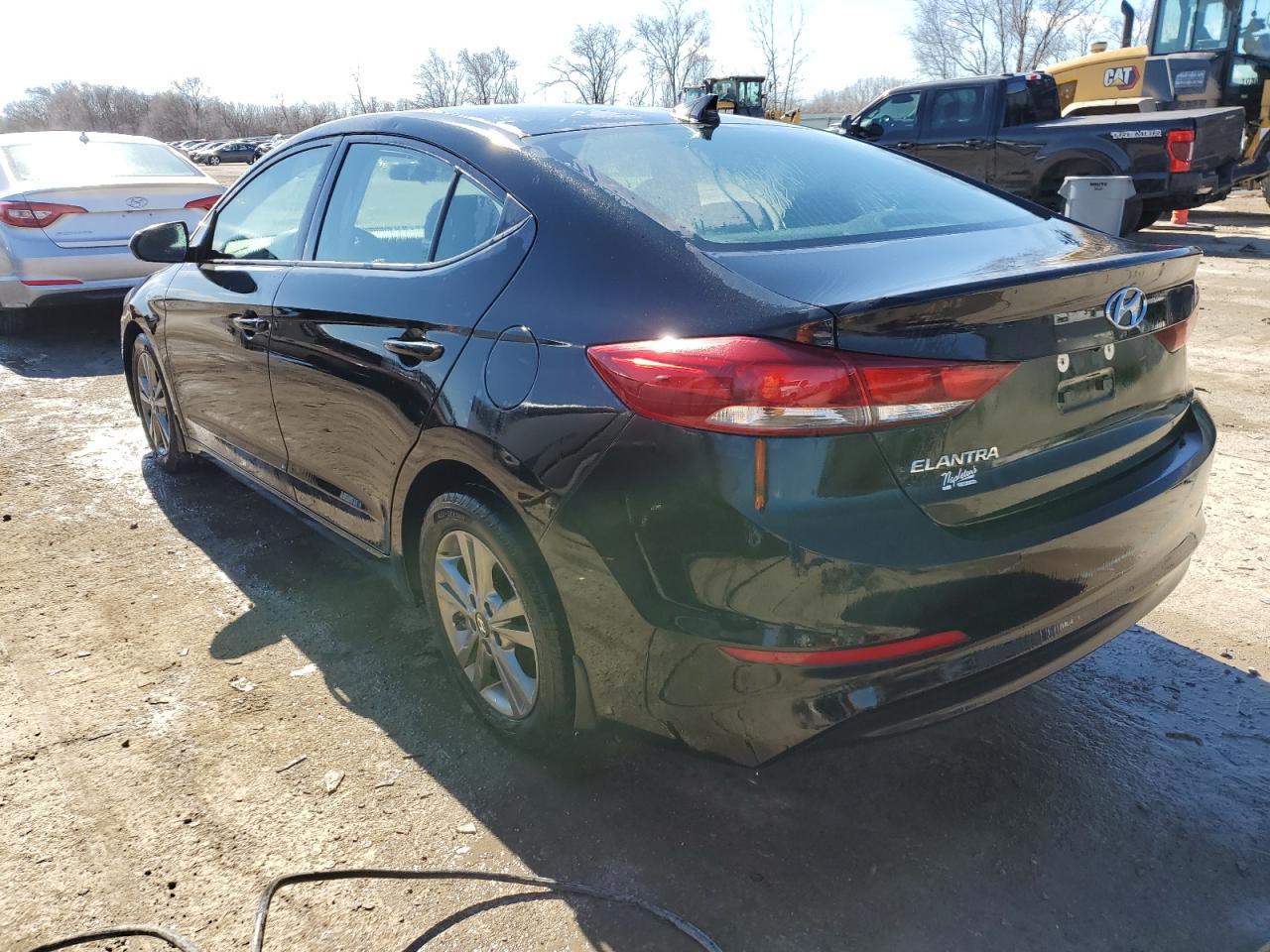 2018 Hyundai Elantra VIN 5NPD84LF5JH330805 Copart auction photo, front end / undercarriage damage thumbnail 2