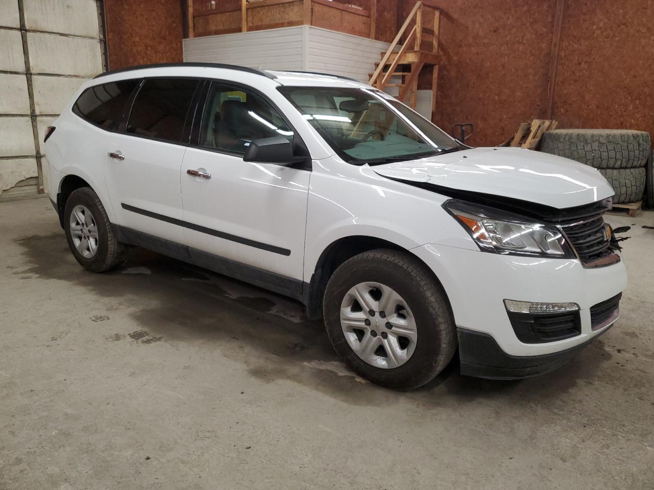 2017 Chevrolet Traverse VIN 1GNKRFED0HJ341974 Copart auction photo, front end damage thumbnail 4