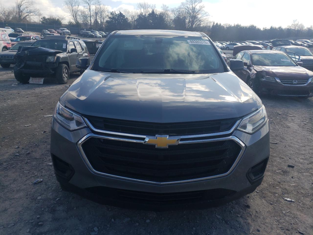 2019 Chevrolet Traverse VIN 1GNEVFKW5KJ214675 Copart auction photo, side / undercarriage damage thumbnail 5