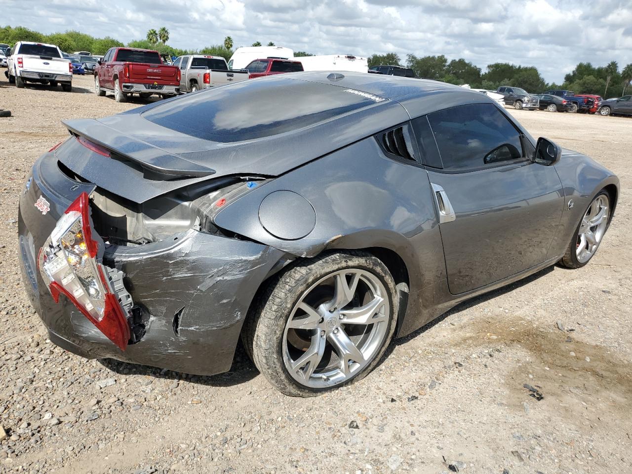2011 Nissan 370Z VIN JN1AZ4EH1BM550869 Copart auction photo, rear end / undercarriage damage thumbnail 3