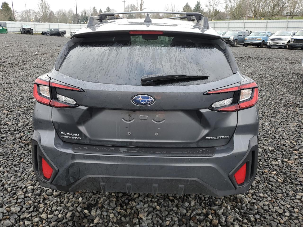2024 Subaru XV VIN JF2GUADC9R8291644 Copart auction photo, top/roof / front end damage thumbnail 6