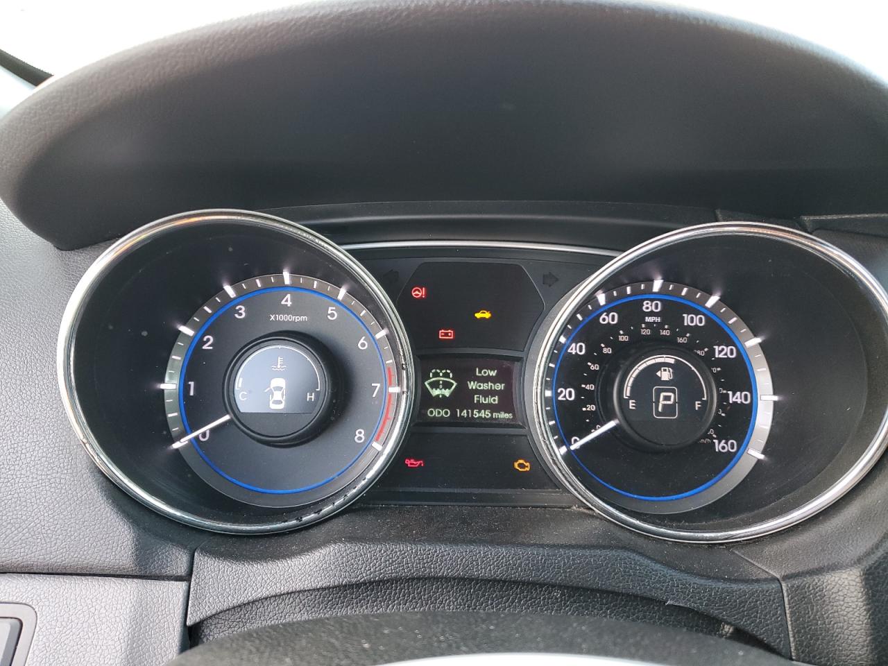 2014 Hyundai Sonata VIN 5NPEB4AC6EH819721 Copart auction photo, mechanical / side damage thumbnail 9