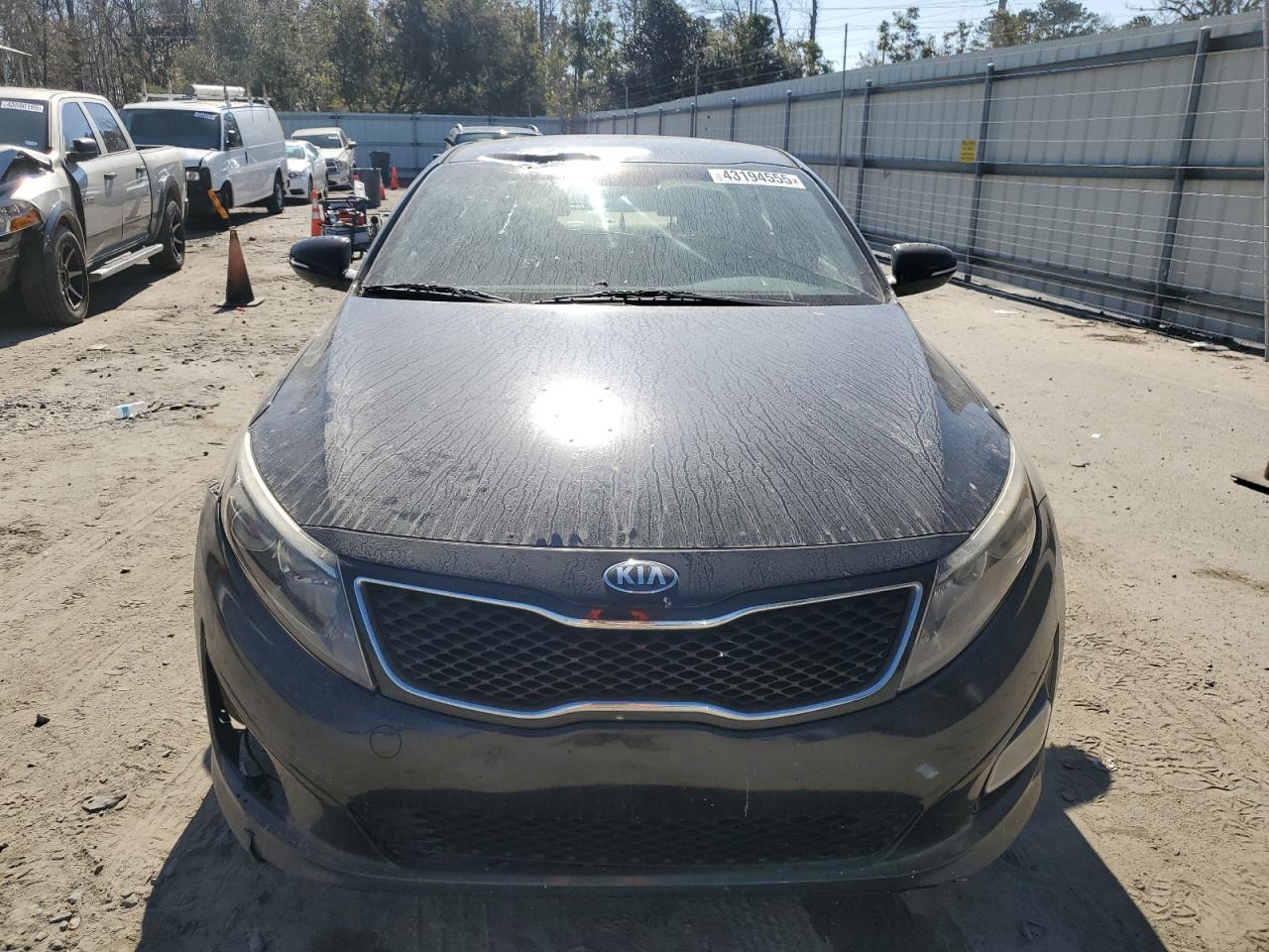2015 KIA Optima VIN KNAGM4A75F5659576 Copart auction photo, top/roof damage thumbnail 5