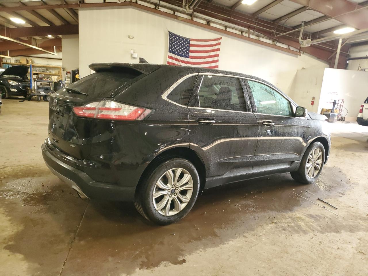 2022 Ford Edge VIN 2FMPK4K98NBA69869 Copart auction photo, side damage thumbnail 3