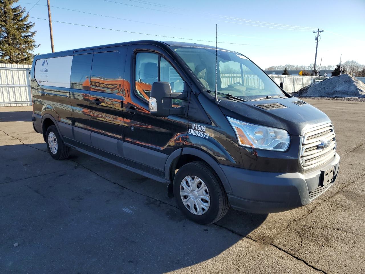 2015 Ford Transit VIN 1FTBW2ZM9FKB00376 Copart auction photo, rear end / minor dent/scratches damage thumbnail 4