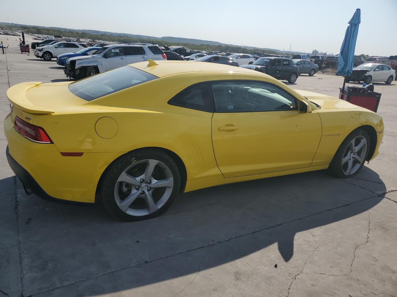 2014 Chevrolet Camaro VIN 2G1FC1E35E9192953 Copart auction photo, front end damage thumbnail 3