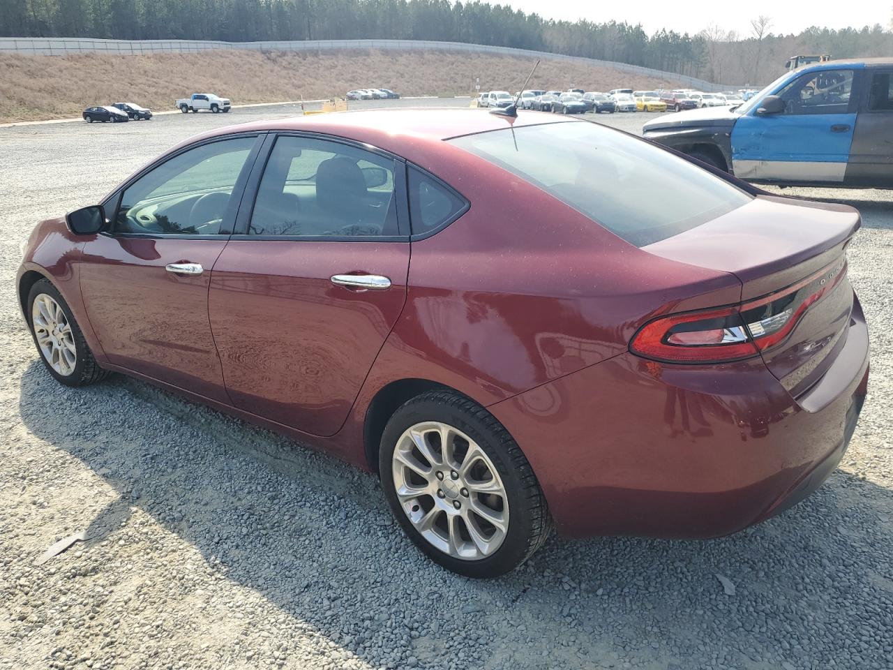 2015 Dodge Dart VIN 1C3CDFCB0FD267310 Copart auction photo, side / undercarriage damage thumbnail 2