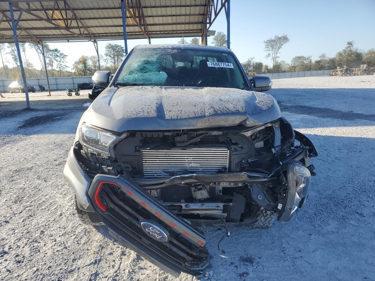 2022 Ford Ranger VIN 1FTER4FH2NLD16621 Copart auction photo, front end / side damage thumbnail 5