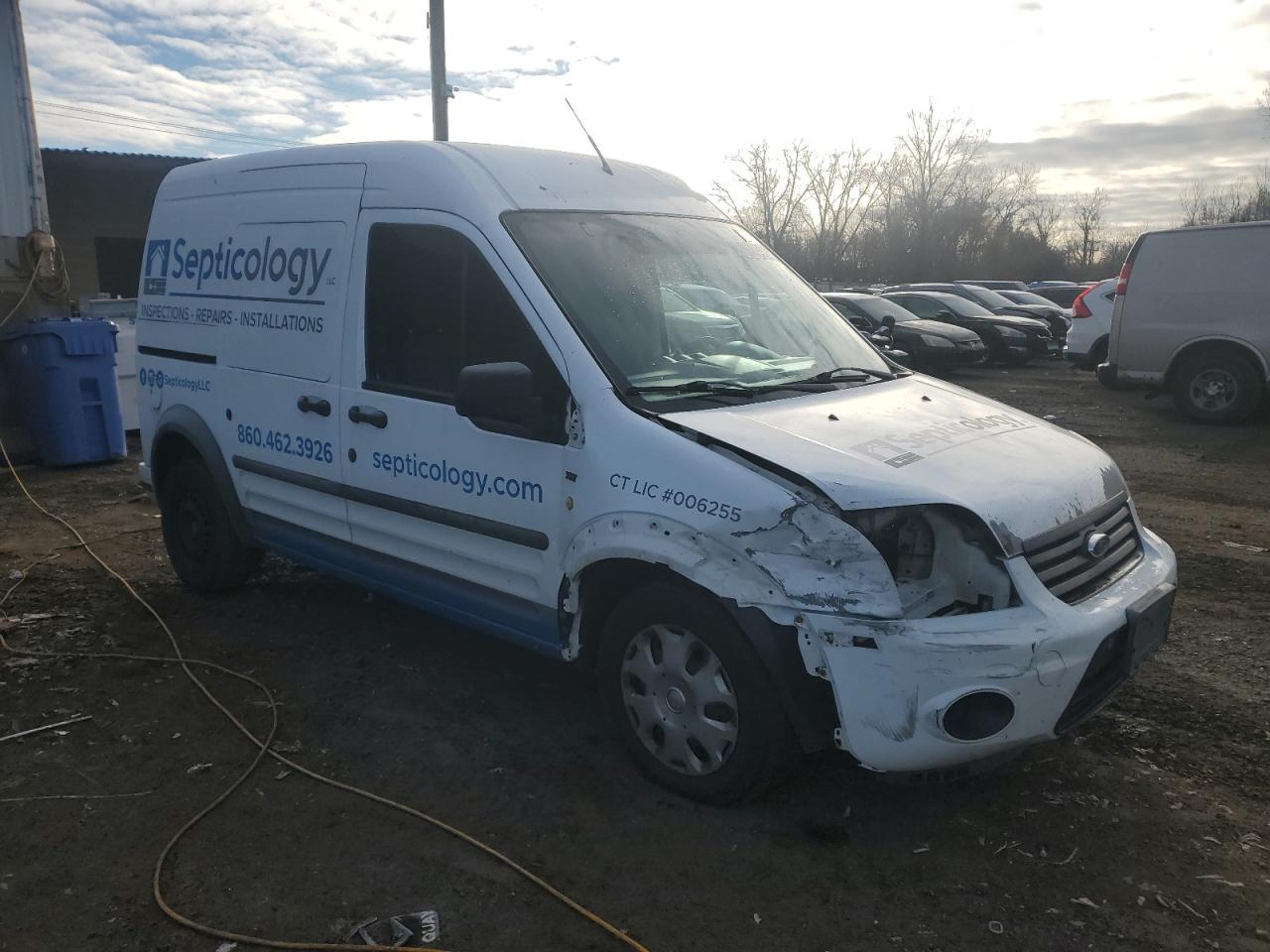 2013 Ford Transit VIN NM0LS7BN3DT133247 Copart auction photo, front end / minor dent/scratches damage thumbnail 4