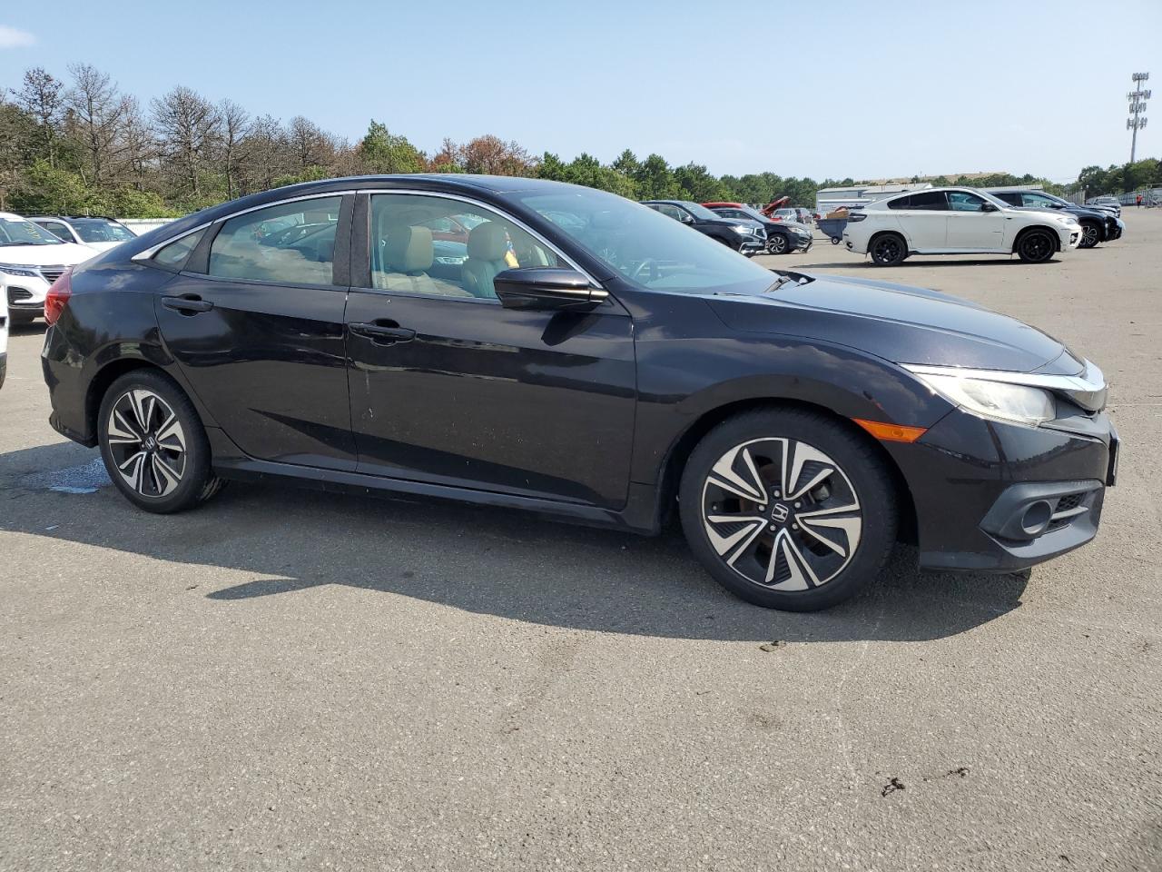 2017 Honda Civic VIN 19XFC1F78HE208190 Copart auction photo, water/flood damage thumbnail 4
