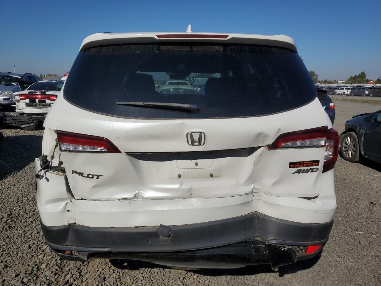2022 Honda Pilot VIN 5FNYF6H82NB044718 Copart auction photo, rear end / front end damage thumbnail 6