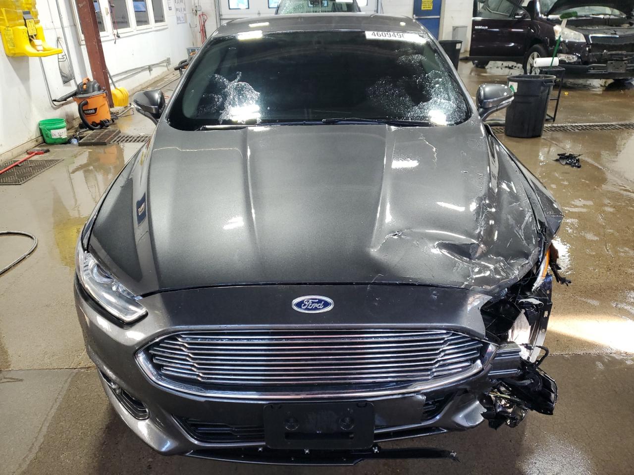 2015 Ford Fusion VIN 3FA6P0HD4FR262213 Copart auction photo, front end / side damage thumbnail 5