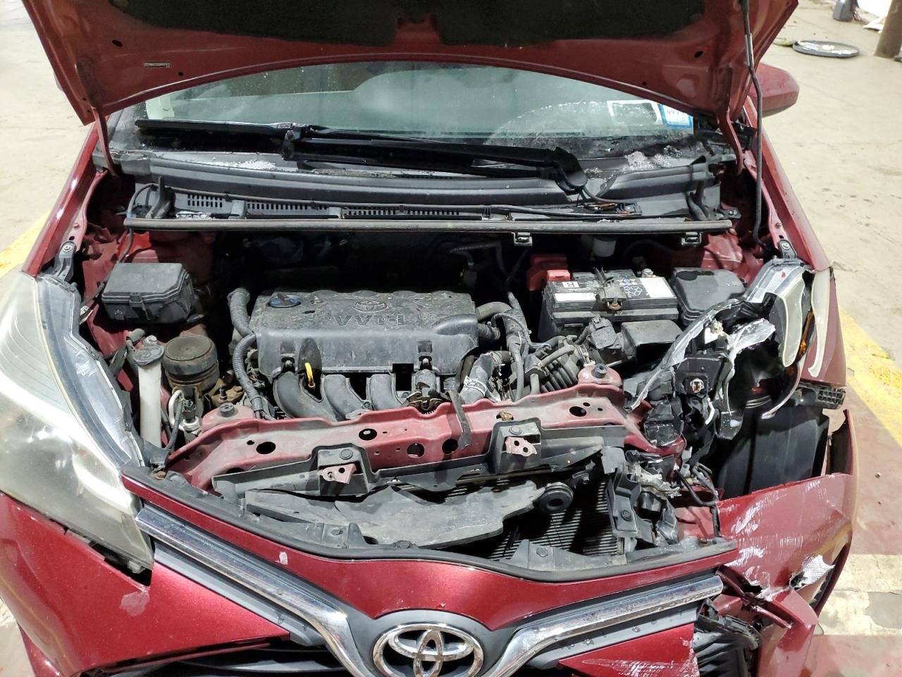 2017 Toyota Yaris VIN VNKKTUD38HA079121 Copart auction photo, front end / minor dent/scratches damage thumbnail 11