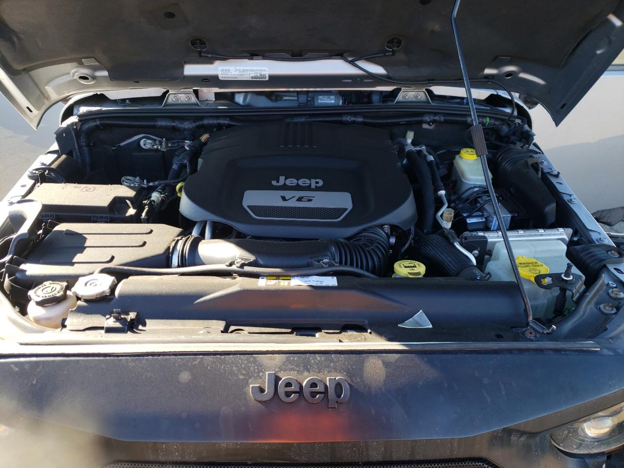 2016 Jeep Wrangler VIN 1C4HJWEG9GL120106 Copart auction photo, front end damage thumbnail 14
