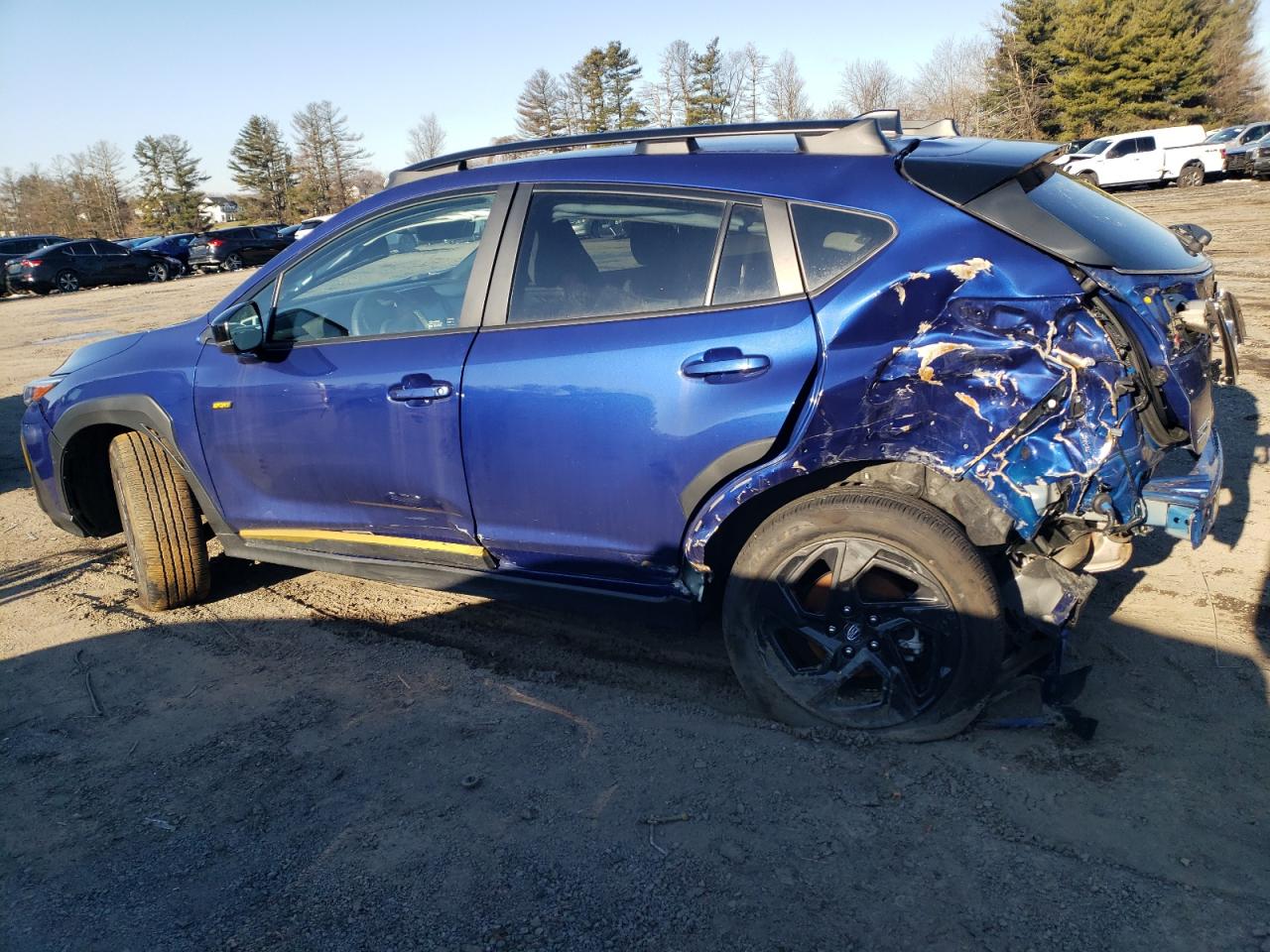 2024 Subaru XV VIN 4S4GUHF61R3749569 Copart auction photo, all over / undercarriage damage thumbnail 2