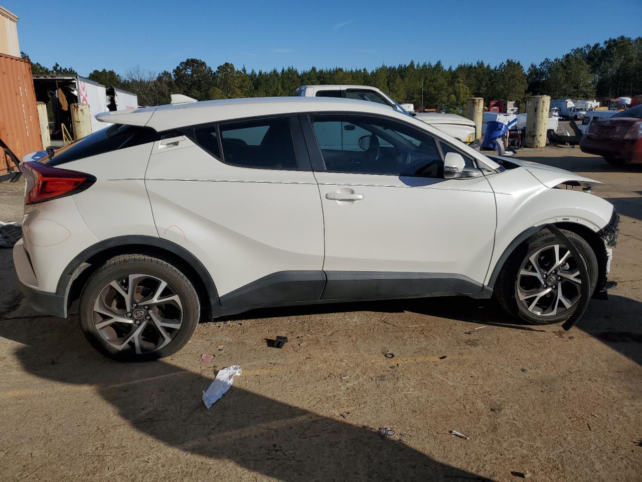 2018 Toyota C-HR VIN NMTKHMBX9JR031005 Copart auction photo, undercarriage / front end damage thumbnail 3