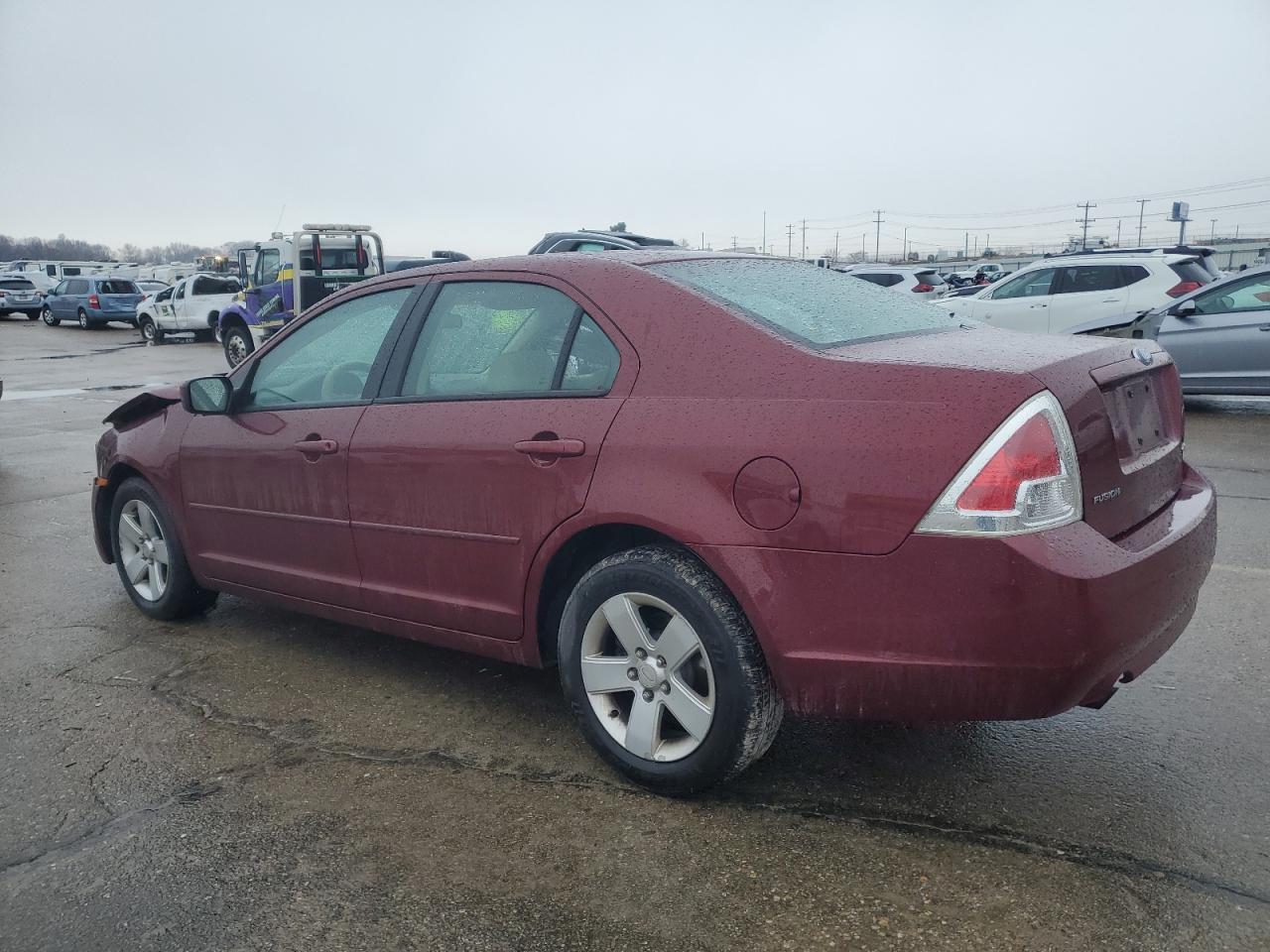 2006 Ford Fusion VIN 3FAFP07106R102384 Copart auction photo, front end / rear end damage thumbnail 2